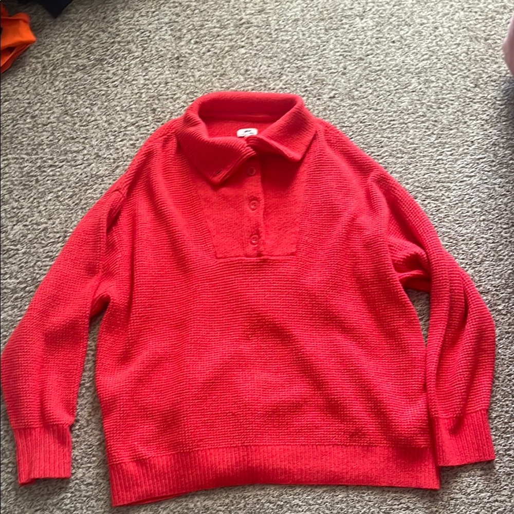 Women's Red Sweater